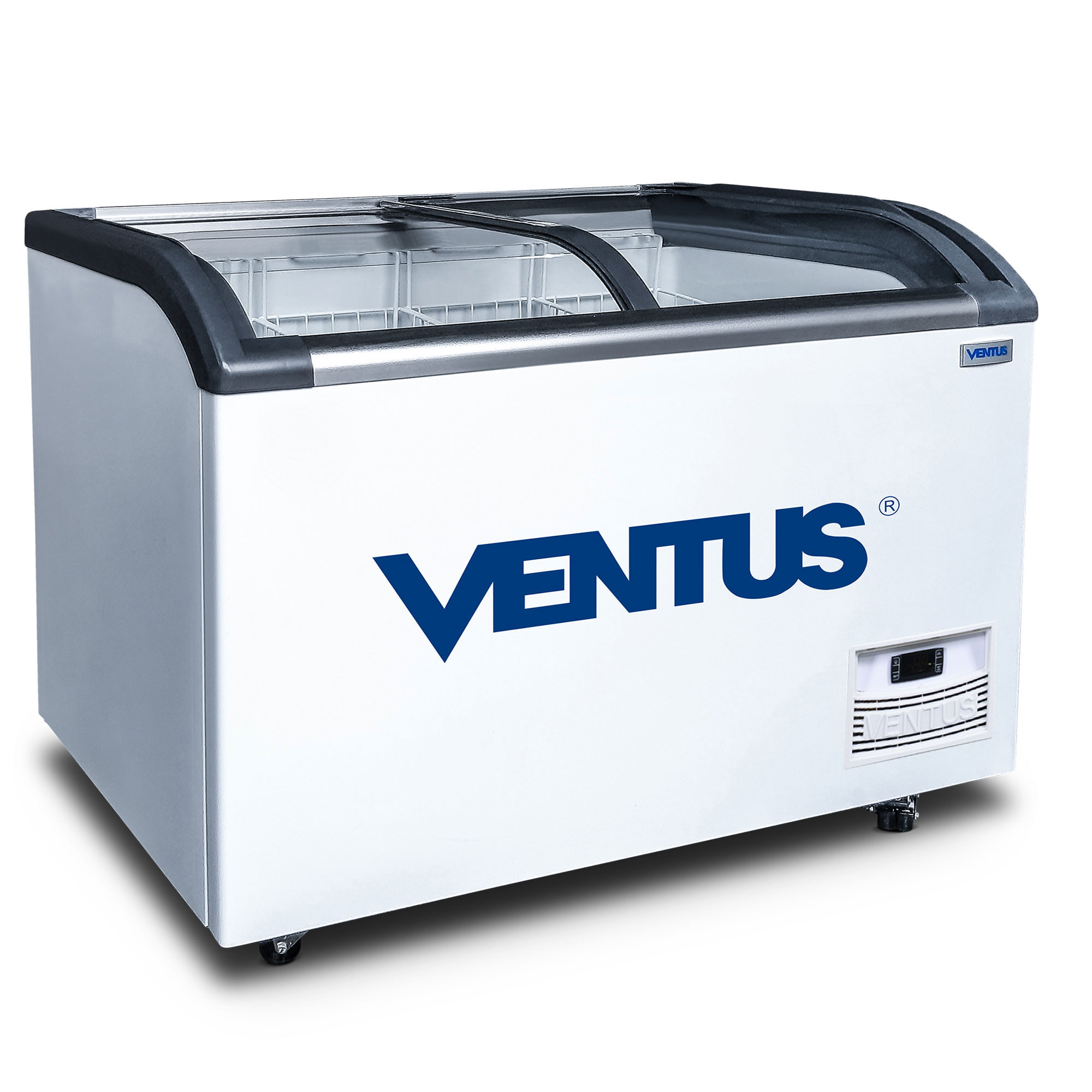 VENTUS, Congeladora Dual Tapa de Vidrio Curvo, 400 L, CTV-420Q PRO (4000407)