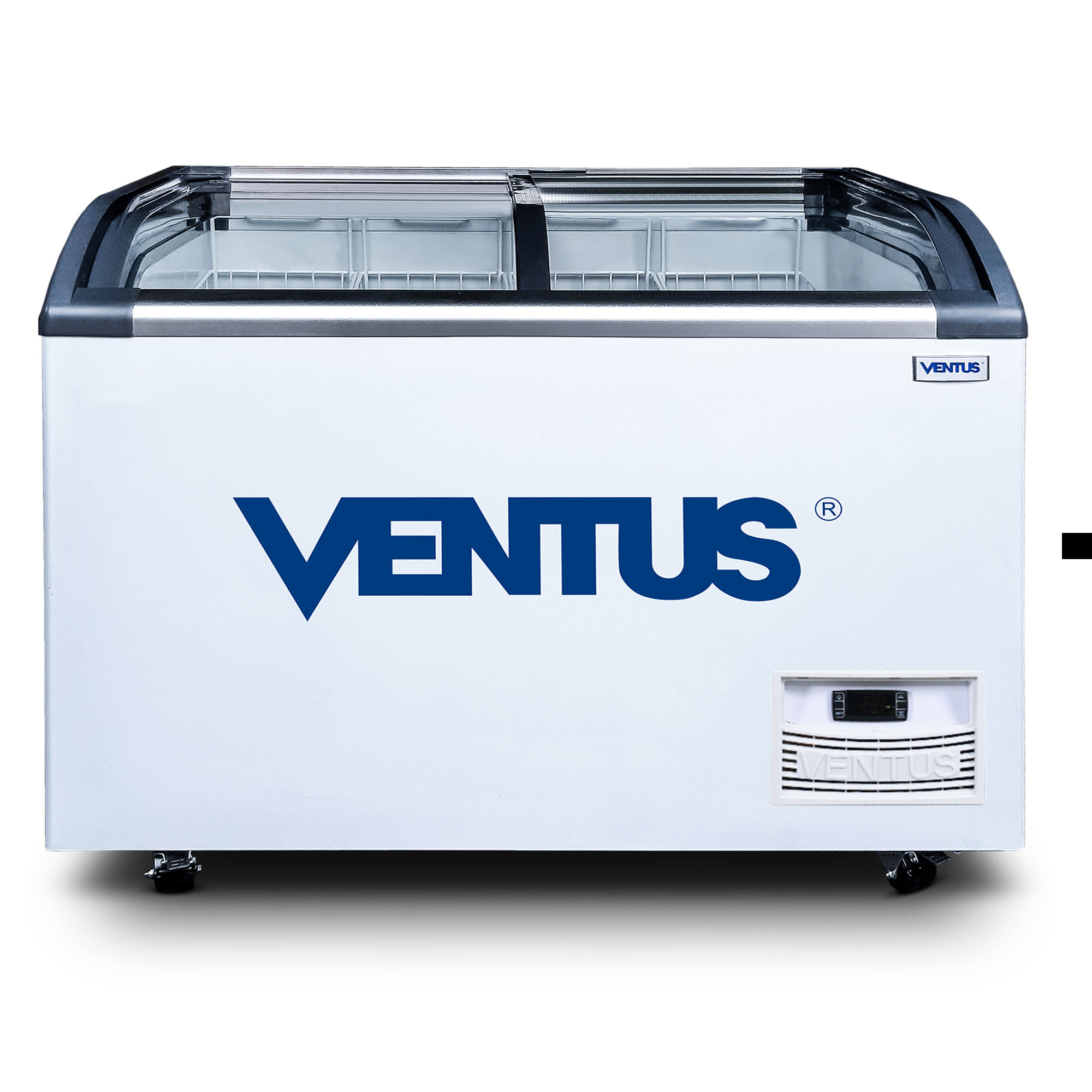 VENTUS, Congeladora Dual Tapa de Vidrio Curvo, 400 L, CTV-420Q PRO (4000407)