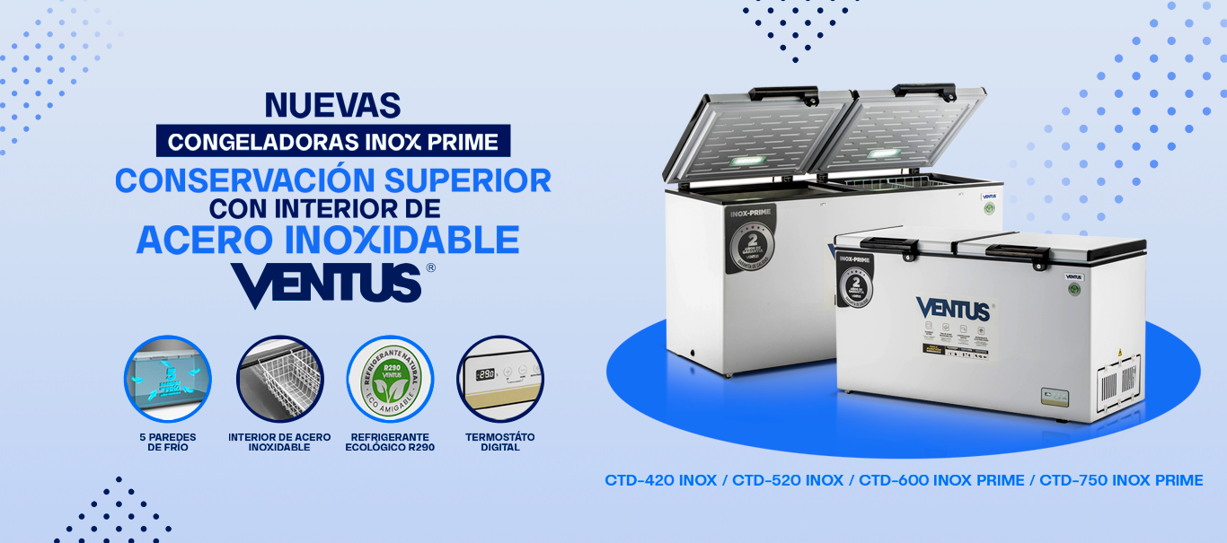 Congeladoras inox