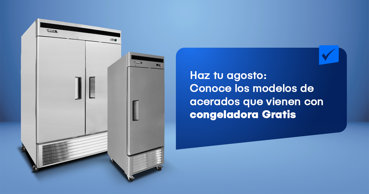Haz tu agosto: Conoce los modelos de acerados que vienen con congeladora gratis