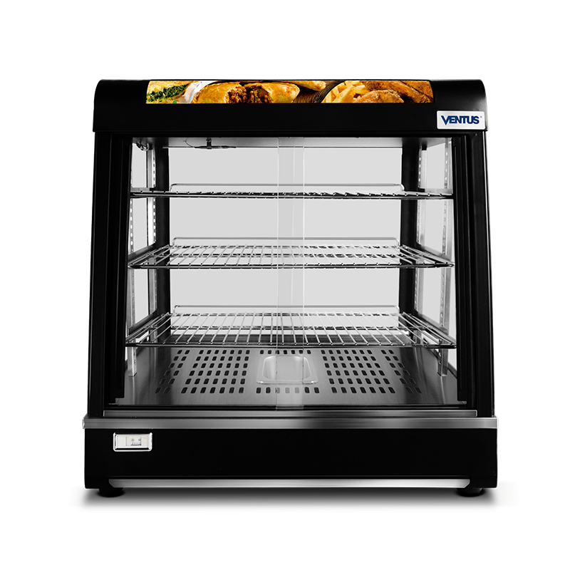 VENTUS, Vitrina Caliente Sobre Mesa VMC-70N, 70 cm (4000187)