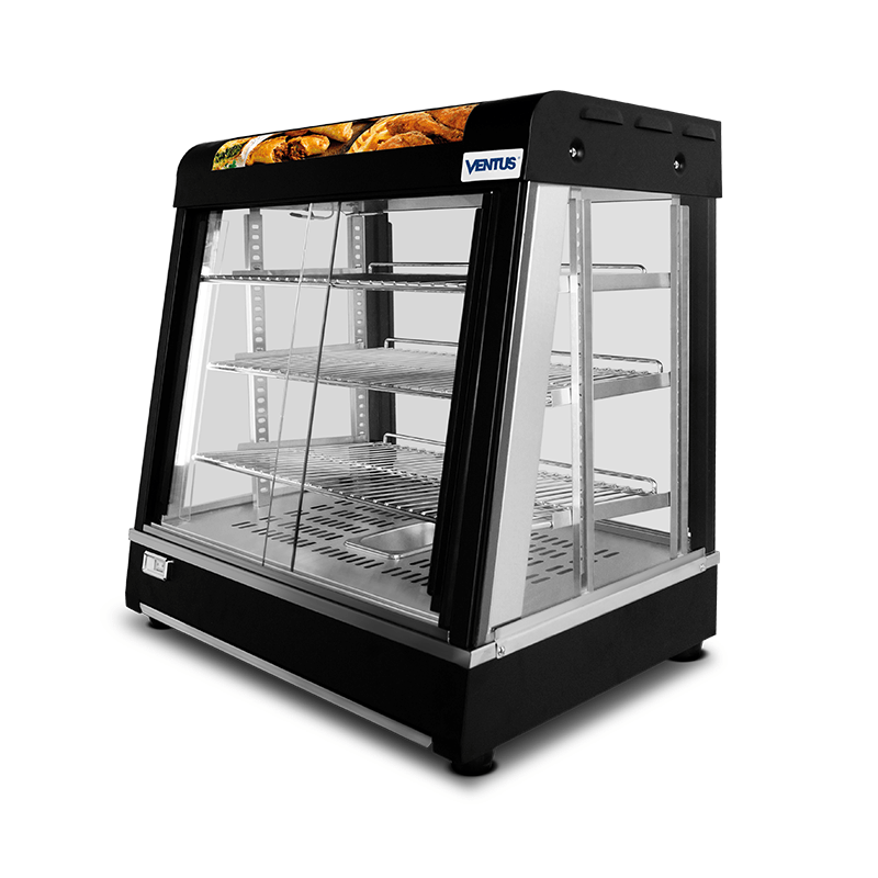 VENTUS, Vitrina Caliente Sobre Mesa VMC-70N, 70 cm (4000187)